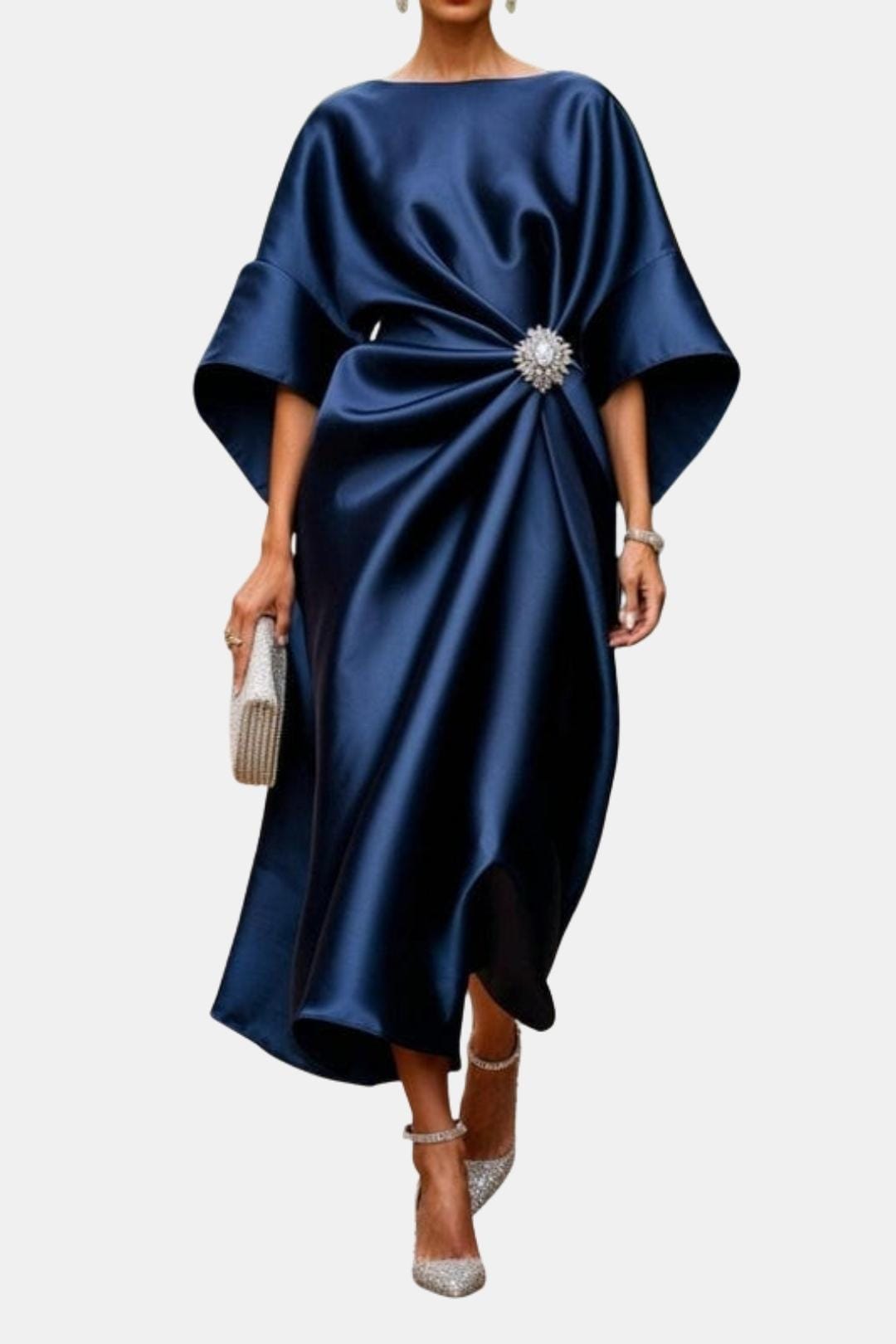 Isadora Satin Maxi Dress