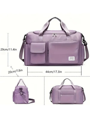 35L Flight-Ready Weekender With Shoe Compartment – Scarlett - Bellux