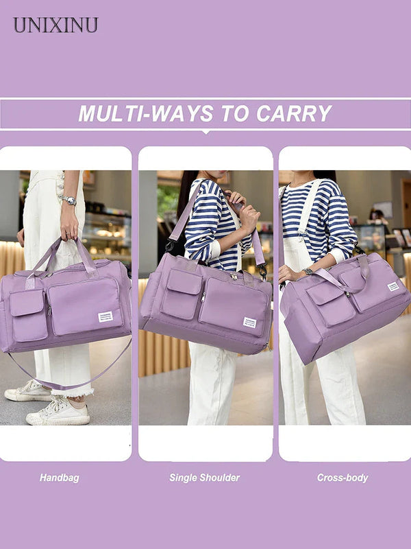 35L Flight-Ready Weekender With Shoe Compartment – Scarlett - Bellux