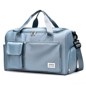 35L Flight-Ready Weekender With Shoe Compartment – Scarlett - Blue - Bellux