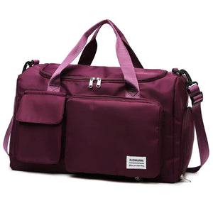 35L Flight-Ready Weekender With Shoe Compartment – Scarlett - Burgundy - Bellux