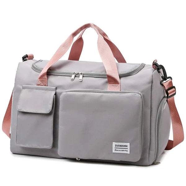 35L Flight-Ready Weekender With Shoe Compartment – Scarlett - Graurosa - Bellux
