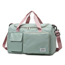 35L Flight-Ready Weekender With Shoe Compartment – Scarlett - Green-pink - Bellux