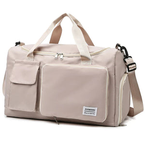 35L Flight-Ready Weekender With Shoe Compartment – Scarlett - Khaki - Bellux