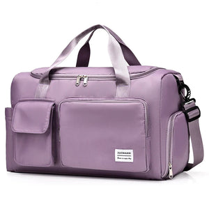 35L Flight-Ready Weekender With Shoe Compartment – Scarlett - Lavender - Bellux