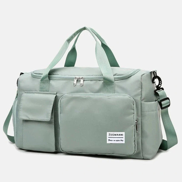 35L Flight-Ready Weekender With Shoe Compartment – Scarlett - Light green - Bellux