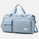 35L Flight-Ready Weekender With Shoe Compartment – Scarlett - Sky blue - Bellux