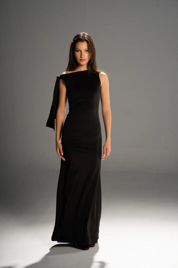 Maxi Dress – Charlotte - Black - Bellux