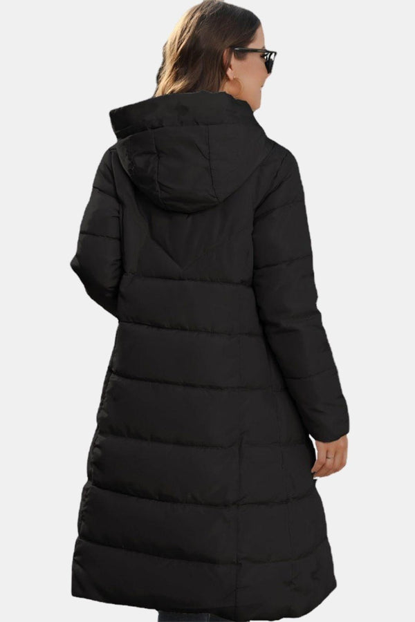 Belted V-Neck Overcoat Tailored Wool-Blend – Aurora - Bellux