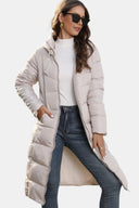 Belted V-Neck Overcoat Tailored Wool-Blend – Aurora - Khaki - Bellux