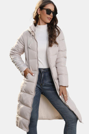 Belted V-Neck Overcoat Tailored Wool-Blend – Aurora - Khaki - Bellux