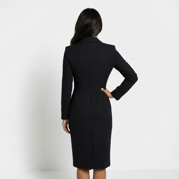 Blazer Midi Dress Tailored Sculpting Fit – Celestine - Bellux