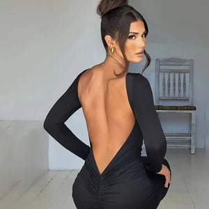Body Shaper Tummy-Control Plunge Backless – SculptLift