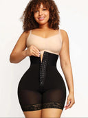 Boned High-Waist Tummy-Control Shorts – HourglassPro - Hook-and-eye front - Bellux