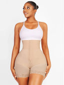 Boned High-Waist Tummy-Control Shorts – HourglassPro - Hook-and-eye front - Bellux