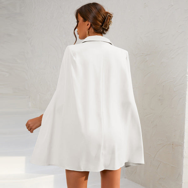 Cape Blazer Mini Dress – Belted Tailored Fit Adelaide - Bellux