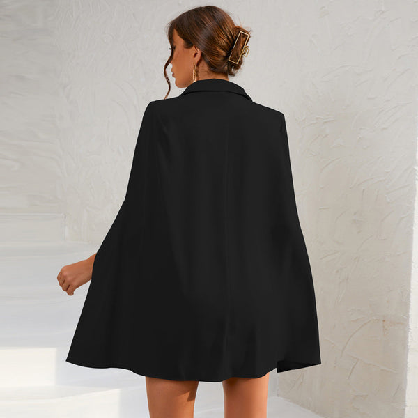 Cape Blazer Mini Dress – Belted Tailored Fit Adelaide - Bellux