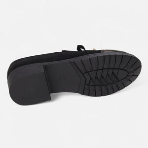 Chunky-Heel Bowknot Loafers – Cushioned Comfort – Lottie - Bellux