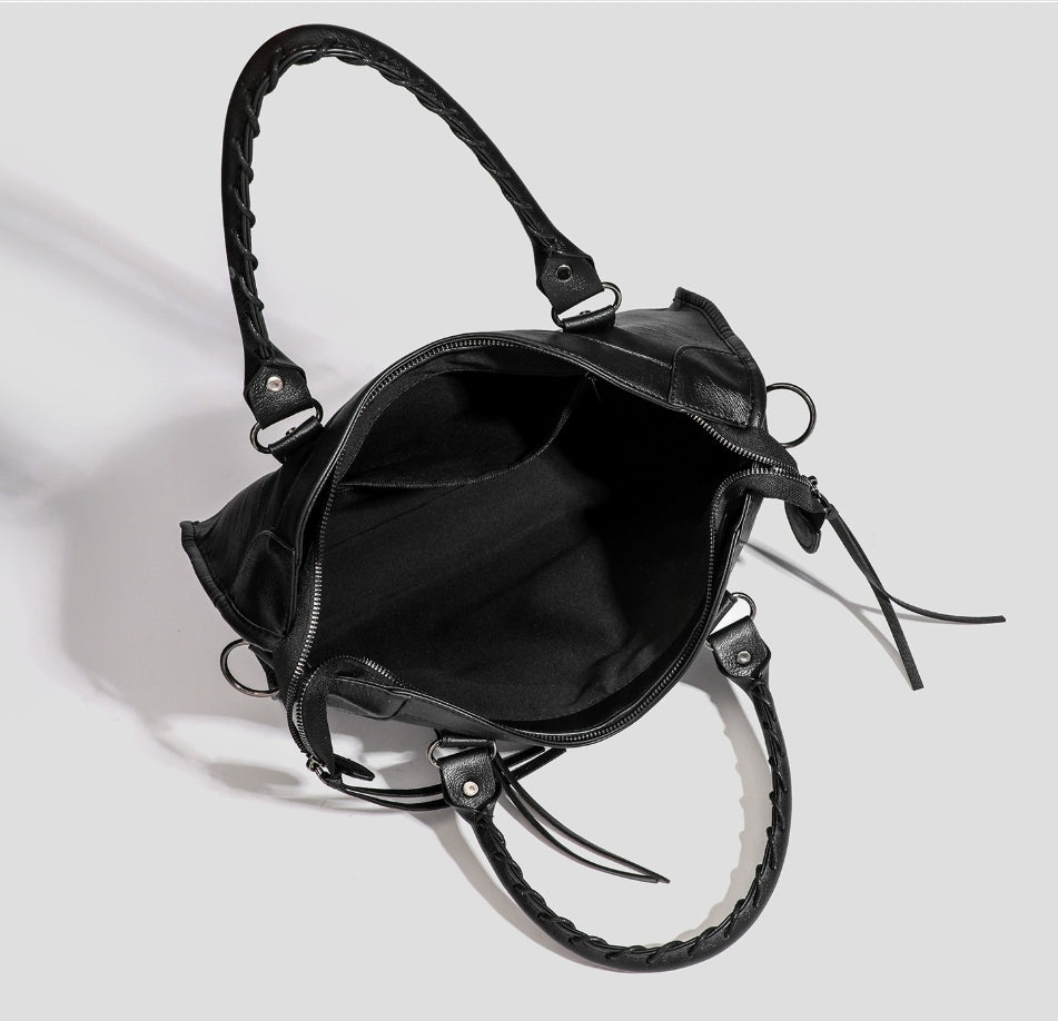 Commuter Tote Laptop-Friendly Vegan Leather – Greta - Bellux