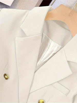 Double-Breasted Blazer Tailored Fit – Celeste - Bellux