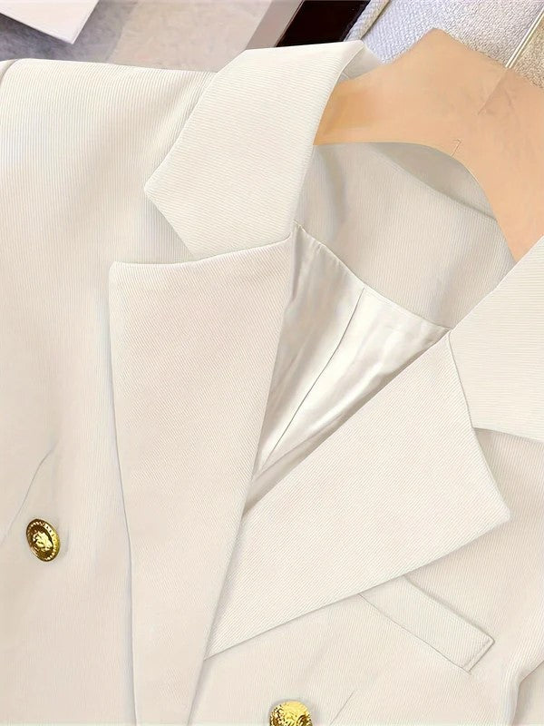 Double-Breasted Blazer Tailored Fit – Celeste - Bellux