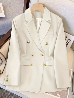 Double-Breasted Blazer Tailored Fit – Celeste - Cream - Bellux