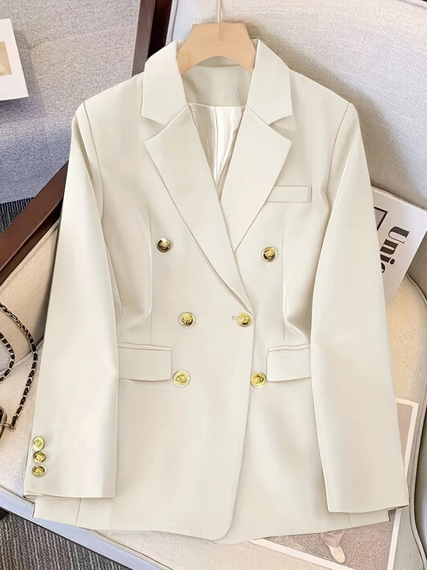Double-Breasted Blazer Tailored Fit – Celeste - Cream - Bellux