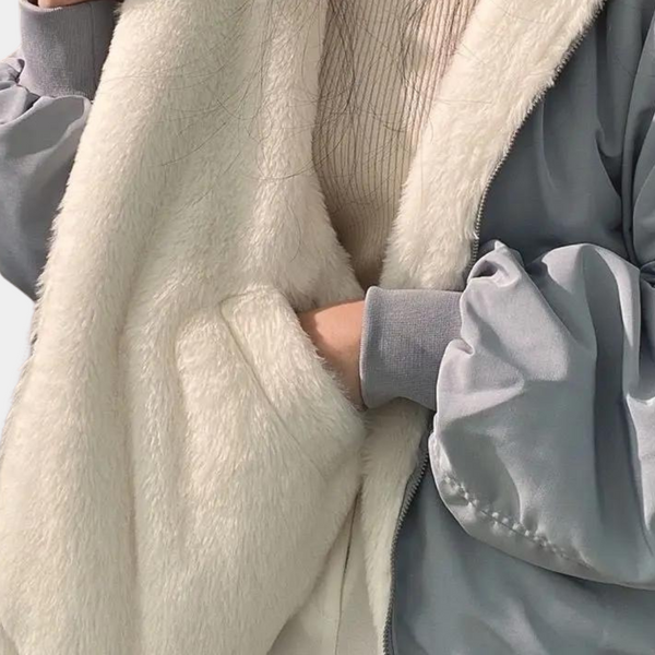 Double-Layer Hooded Insulated Jacket – Adeline - Bellux