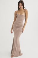 Draped Maxi Dress Bust-Lifting – Thalia - 2XL - Bellux