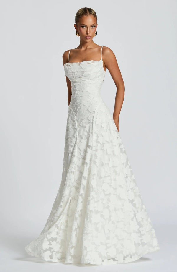 Evening Gown – Blooming Grace - White - Bellux