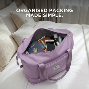 Foldable 40L Carry-On Bag Water-Resistant Oxford – Maisie - Bellux