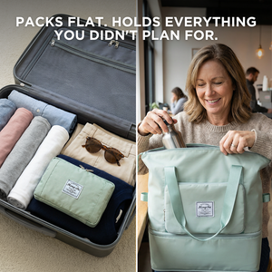 Foldable 40L Carry-On Bag Water-Resistant Oxford – Maisie - Bellux