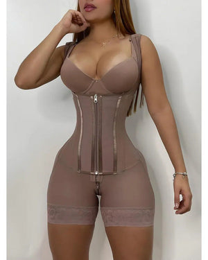 Full Body Shaper Seamless Sculpting Butt-Lift – ContourPro - Brown - Bellux