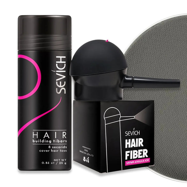 Hair Fibre Spray Waterproof – Carys - Grey - Bellux