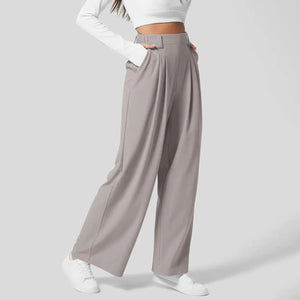 High-Waisted Wide Leg Trousers – Tailored Margaux - Bellux