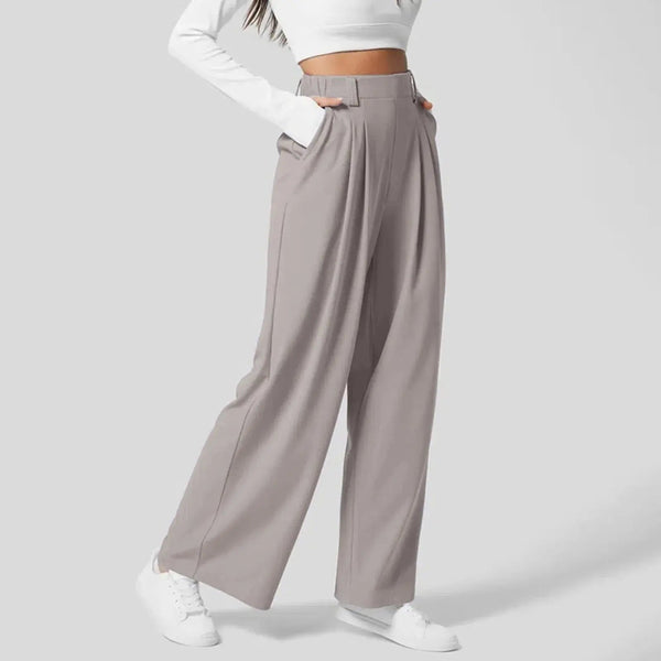 High-Waisted Wide Leg Trousers – Tailored Margaux - Bellux