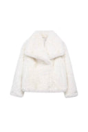 Hip-Length Relaxed-Fit Cotton Jacket – Paloma - White - Bellux