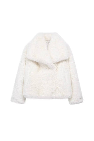 Hip-Length Relaxed-Fit Cotton Jacket – Paloma - White - Bellux