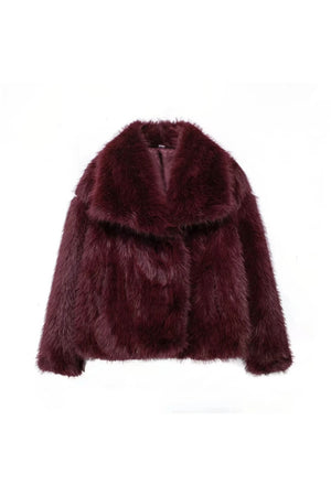 Hip-Length Relaxed-Fit Cotton Jacket – Paloma - Wine - Bellux