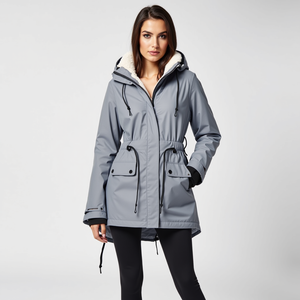 Hooded Waterproof Jacket Fleece-Lined – Niamh - Bellux