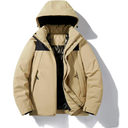 Ladies’ Hooded Ski Jacket Water-Repellent – Aveline - Khaki - Bellux