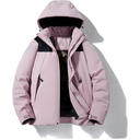 Ladies’ Hooded Ski Jacket Water-Repellent – Aveline - Purple - Bellux