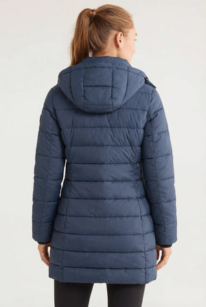 Ladies’ Long Down Jacket Hooded Slim Fit – Margot