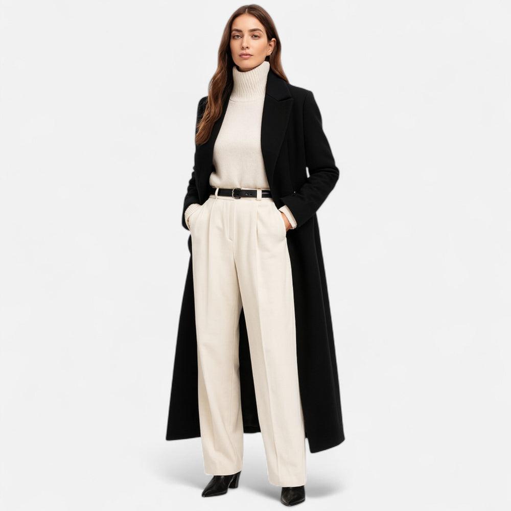 Ladies’ Maxi Overcoat Tailored – Gwen - Bellux
