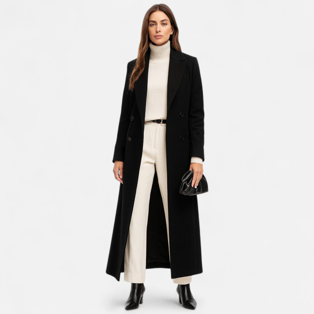 Ladies’ Maxi Overcoat Tailored – Gwen - Bellux