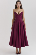 Ladies' Shaping Dress – Evelyn - Marsala - Bellux