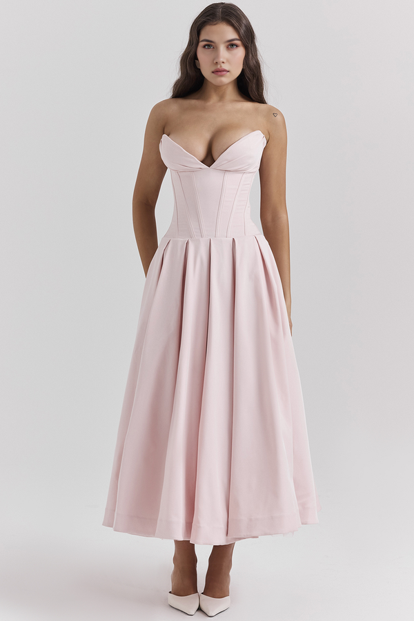 Ladies' Shaping Dress – Evelyn - Pink - Bellux