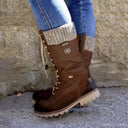 Ladies' Winter Boots Waterproof Non-Slip Insulated – Rowena - Brown - Bellux