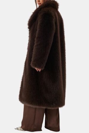 Long Faux-Fur Coat Tailored Fit – Odessa - Bellux
