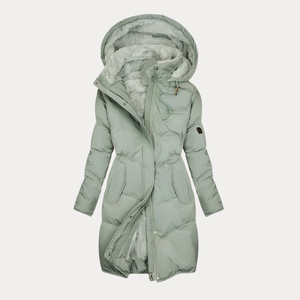 Long Hooded Insulated Cotton Parka – Colette - Bellux